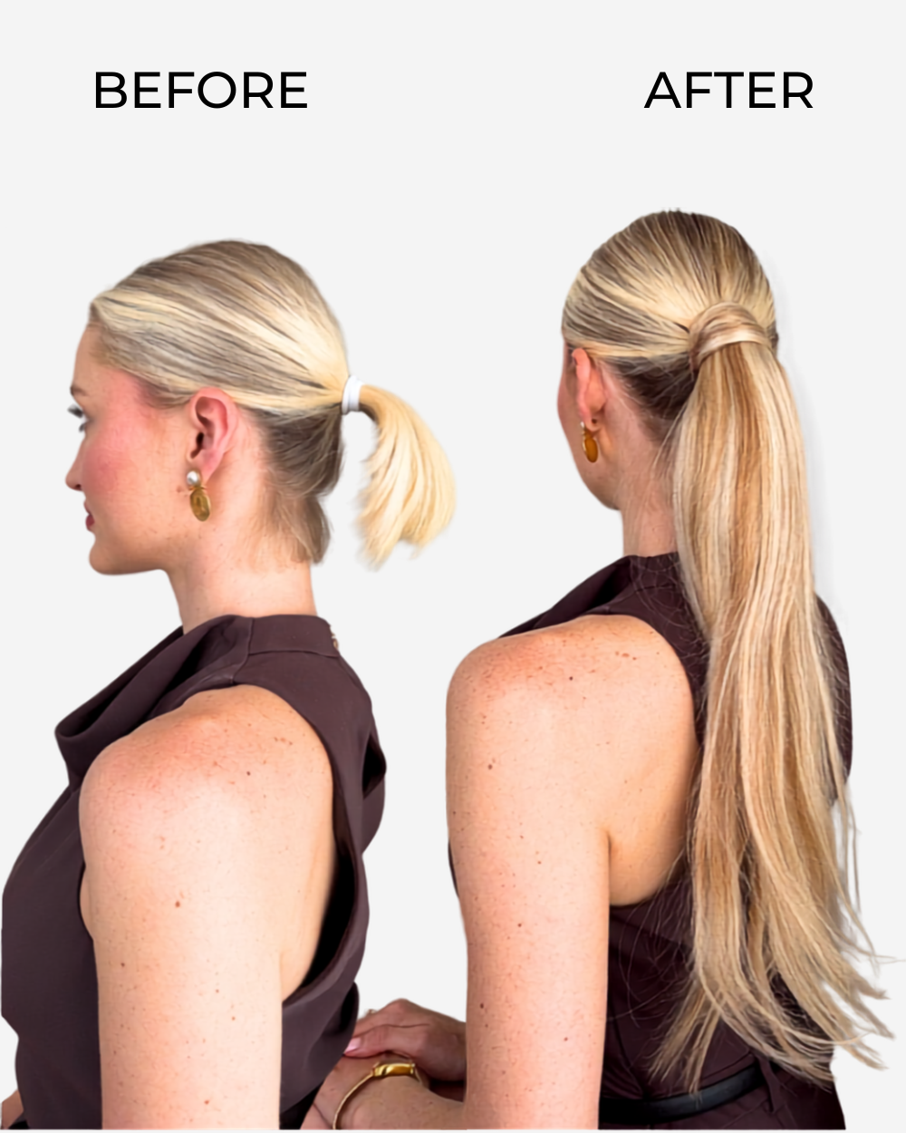Wrap Ponytail Hair Extensions - Sun-Kissed Bronde