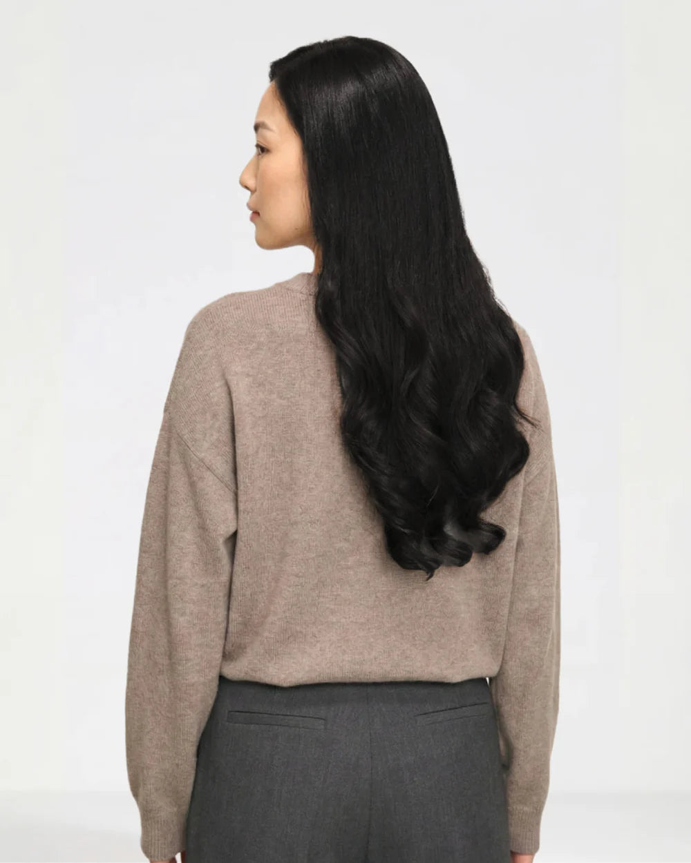 Halo Wavy Hair Extensions - Raven Black