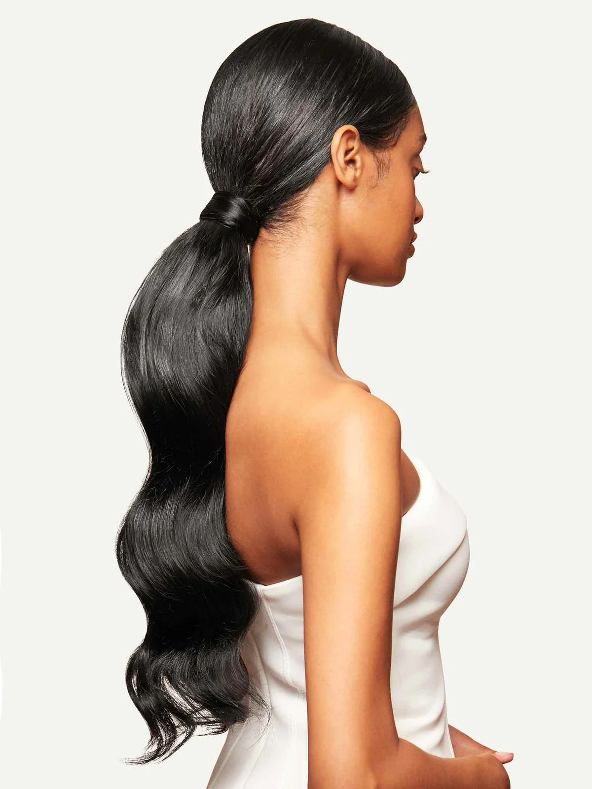 Wrap Ponytail Hair Extensions - Raven Black