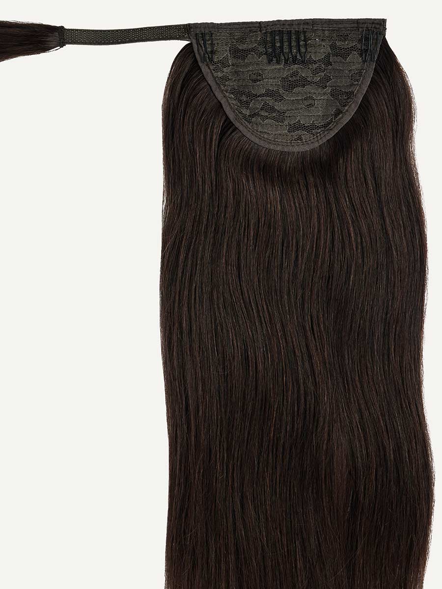 Wrap Ponytail Hair Extensions - Cool Brunette