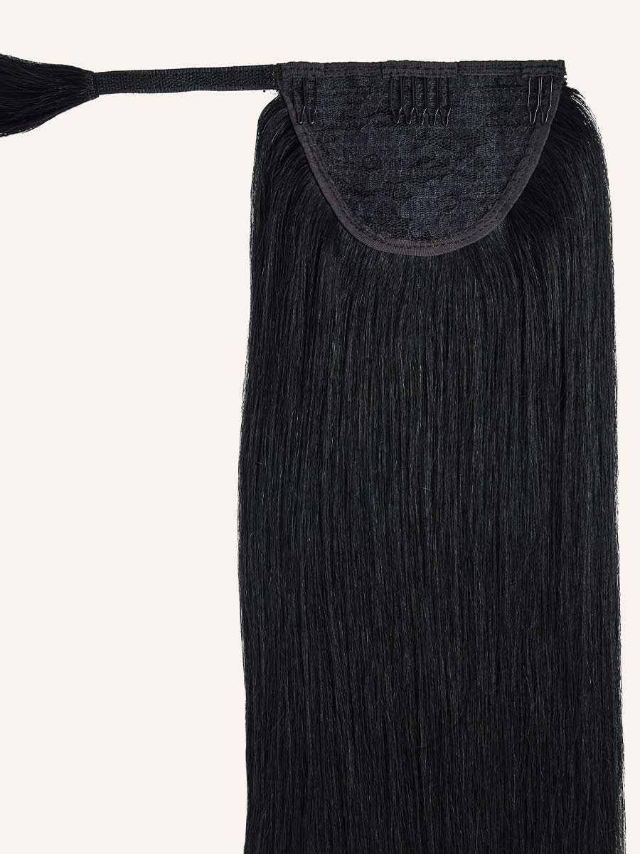 Wrap Ponytail Hair Extensions - Raven Black