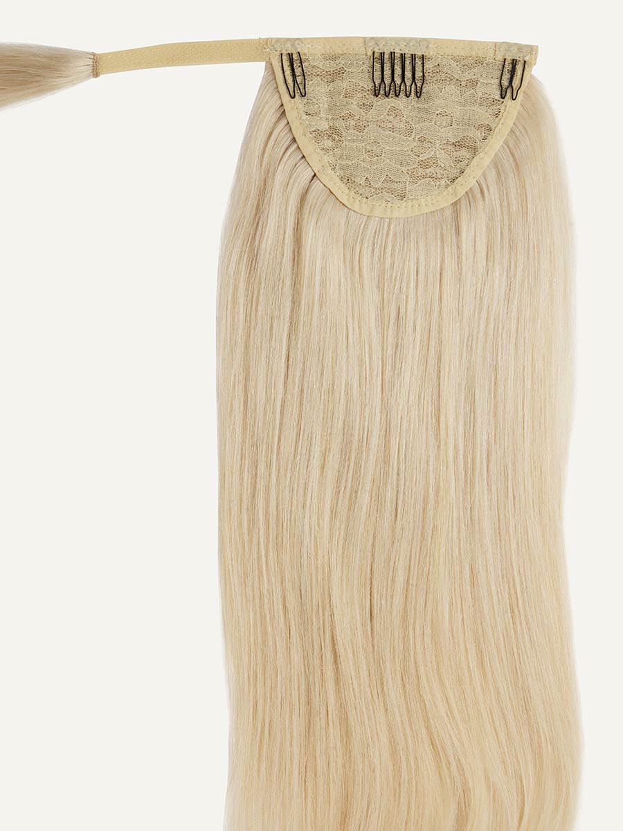 Wrap Ponytail Hair Extensions - Ice Blonde