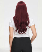 Extensions per capelli Halo mossi - Rosso ciliegia