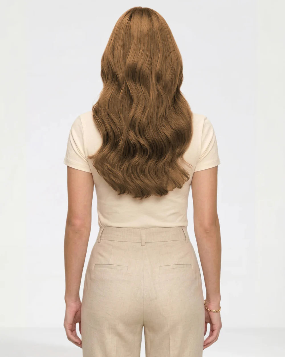 Halo Wavy Hair Extensions - Hazelnut Red