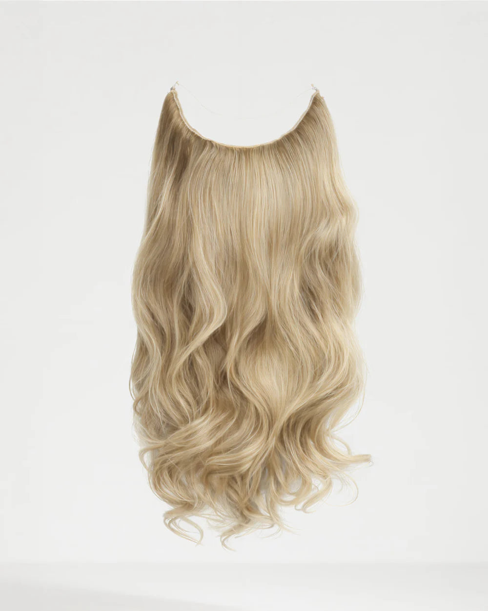 Halo Wavy Hair Extensions - Beige Blonde