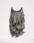 Extensions per capelli ondulati a fascia Halo - Biondo Ghiaccio