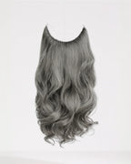 Extensions per capelli ondulati a fascia Halo - Biondo Ghiaccio