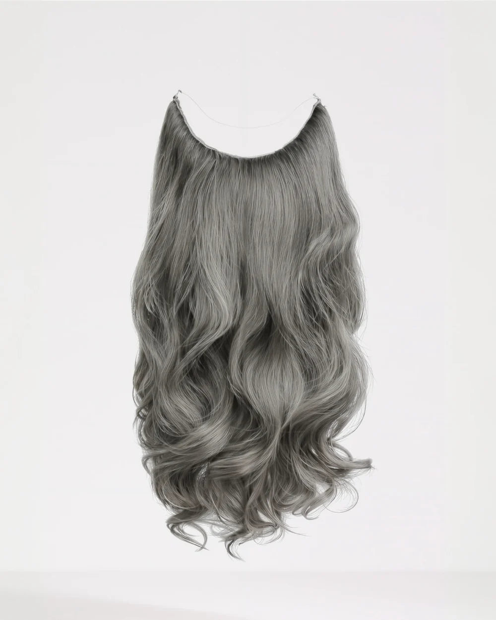 Extensions per capelli ondulati a fascia Halo - Biondo Ghiaccio