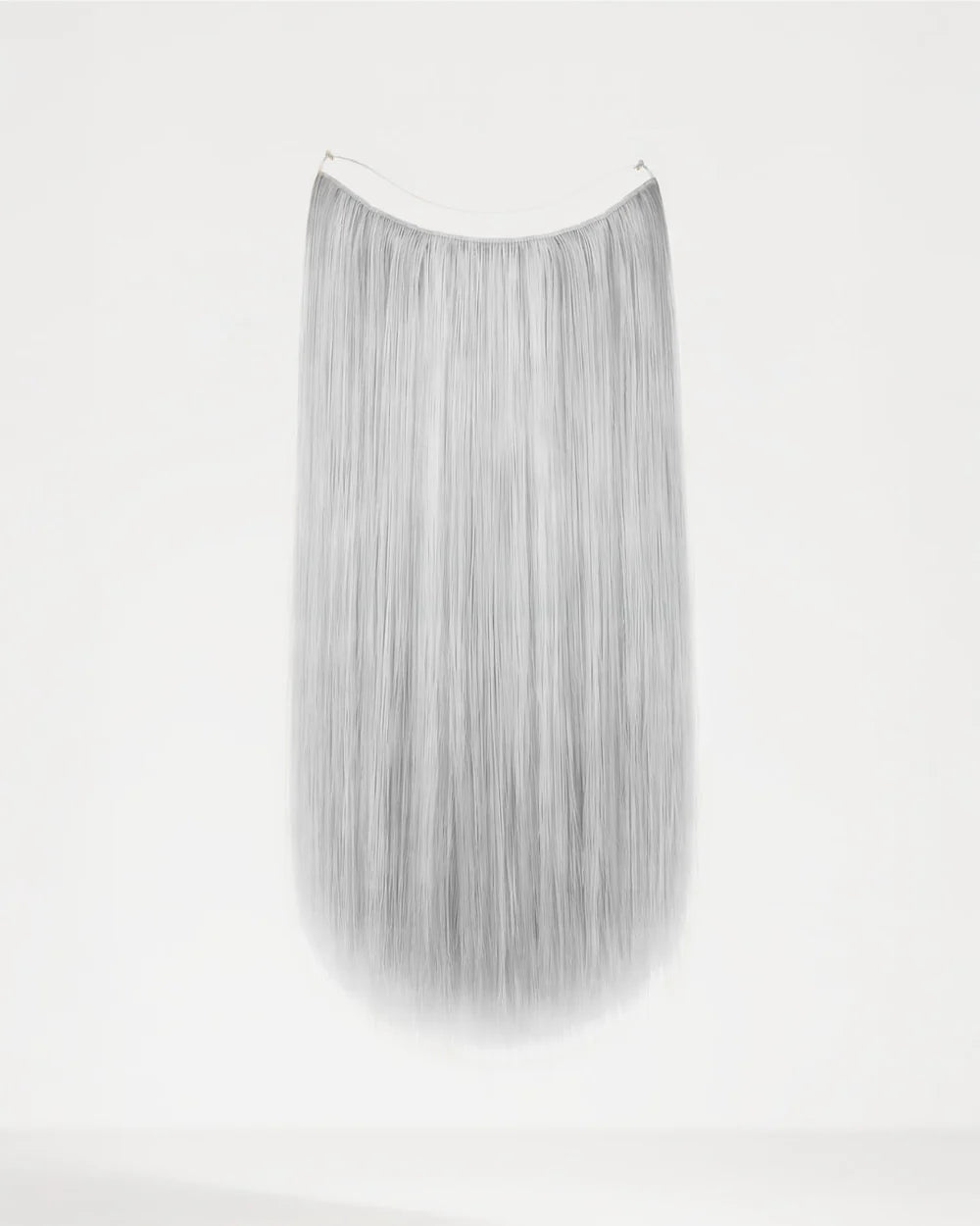 Halo Straight Hair Extensions - White