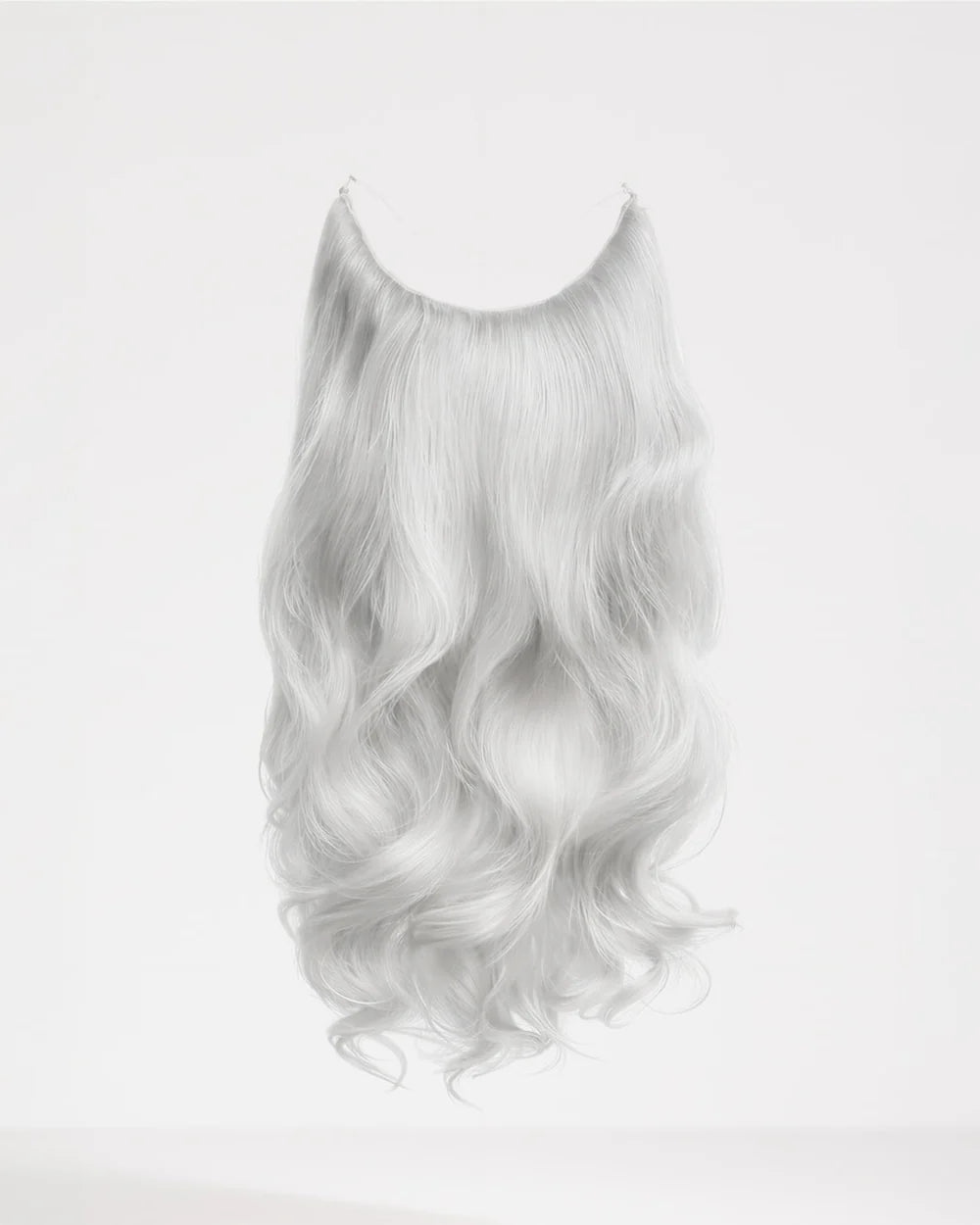 Halo Wellige Haarverlängerungen - Eisblond