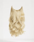 Extensions per capelli ondulati a fascia Halo - Biondo Ghiaccio