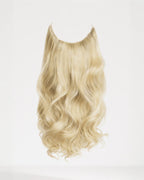 Extensions per capelli ondulati a fascia Halo - Biondo Ghiaccio