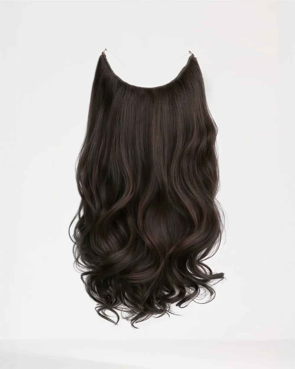 Extension per capelli Halo mossi - Castano mogano