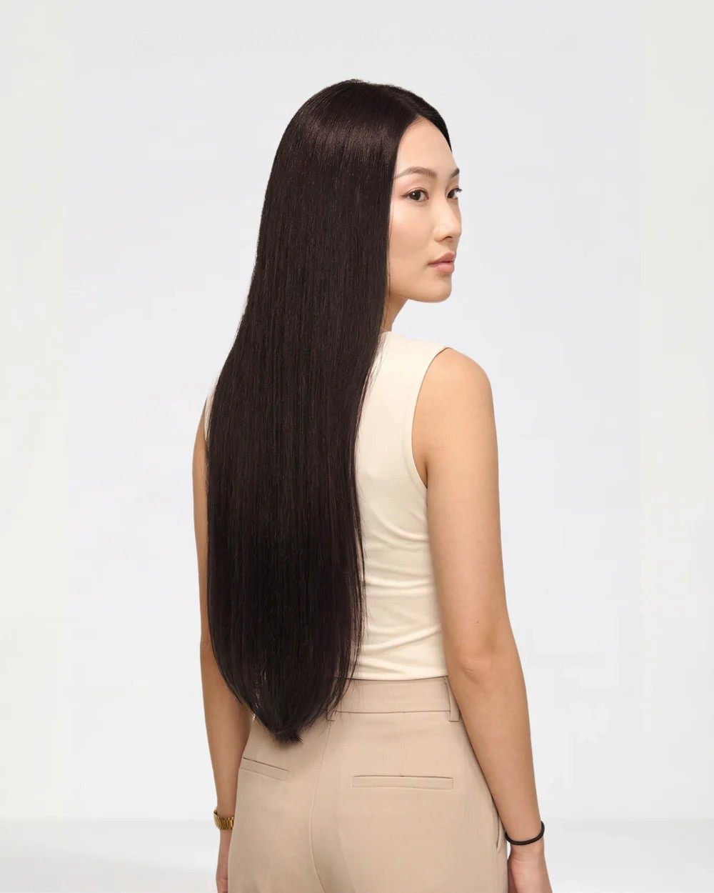 Extension per capelli lisci Halo - Castano mogano