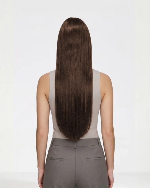 Extensions Capelli Lisci Halo - Castano